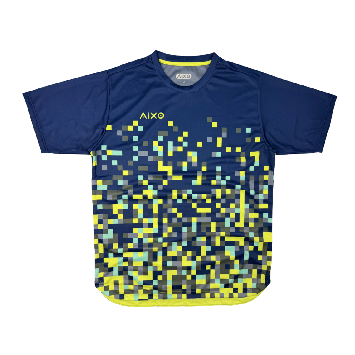 AIXO Pixel Mens T-Shirt - Navy by Aixo