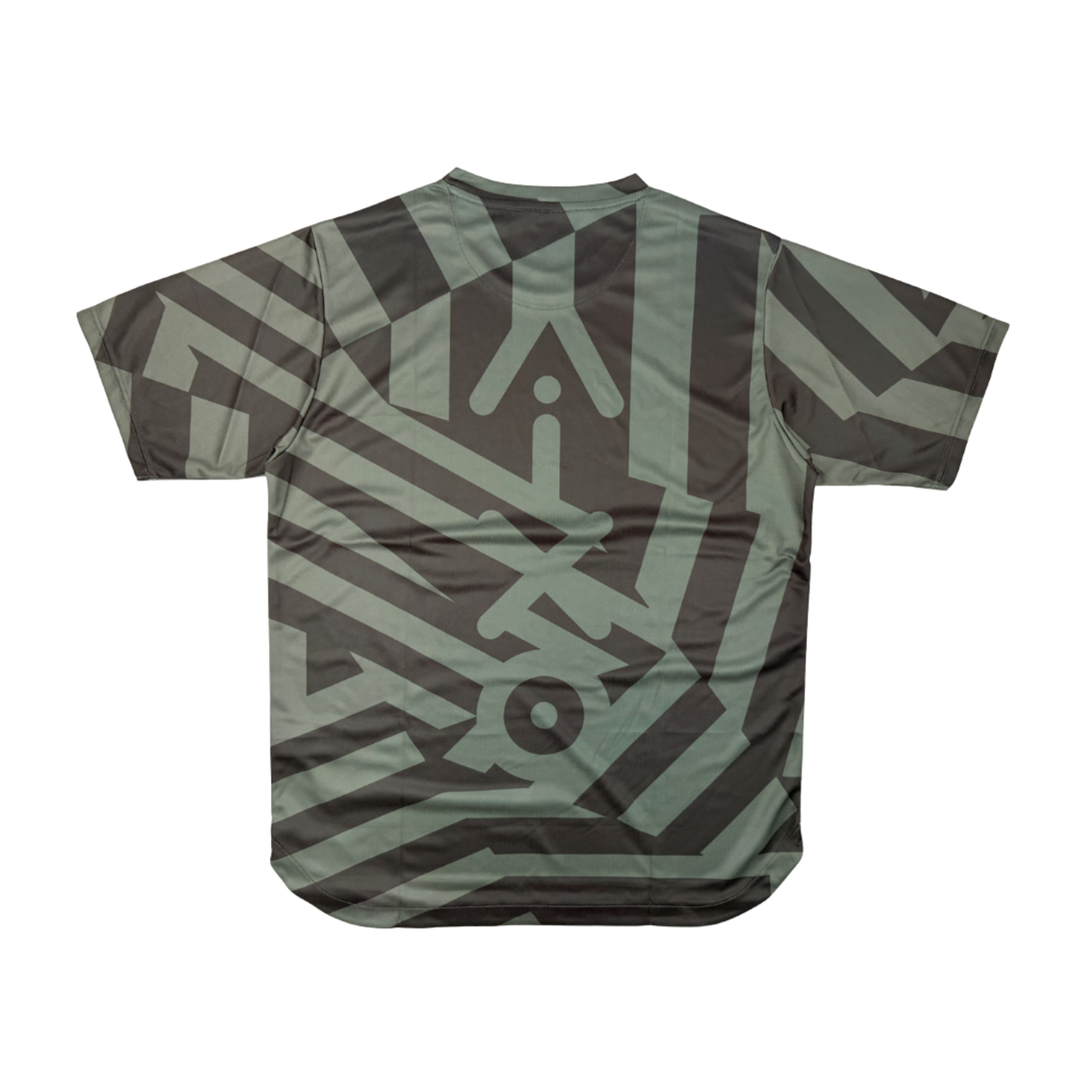 AIXO Chaos Camo Mens T-Shirt - Khaki by Aixo
