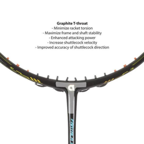 Apacs Fantala Pro 101 Badminton Racket (Unstrung) -Black by Apacs