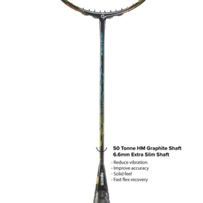 Apacs Fantala Pro 101 Badminton Racket (Unstrung) -Black by Apacs