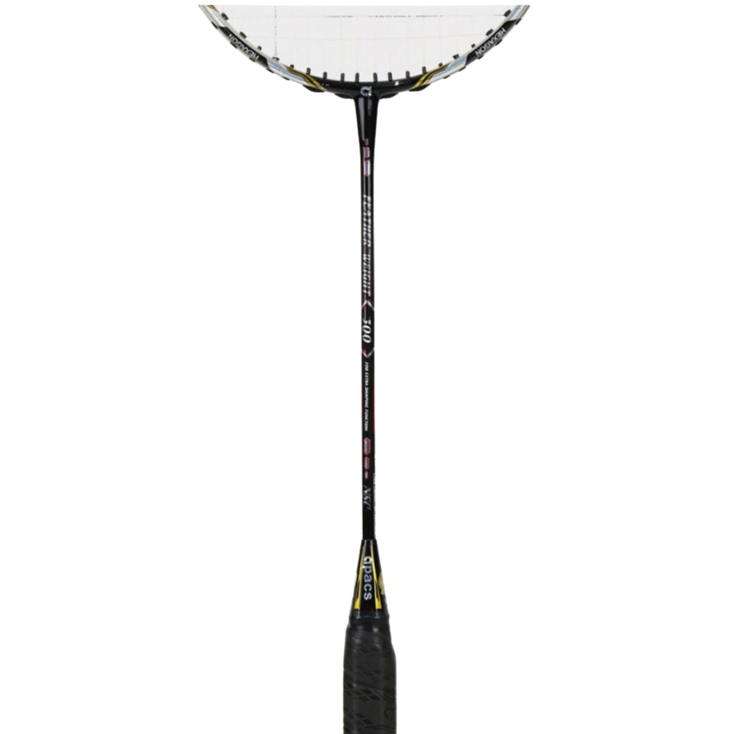 Apacs Feather Weight 300 Badminton Racket - Black/Silver by Apacs