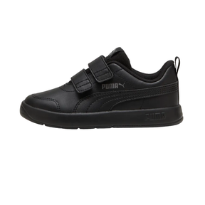 Puma Courtflex V3 Shoe Junior - Black/Cast Iron 39764201 Black Cast Iron shoes Puma