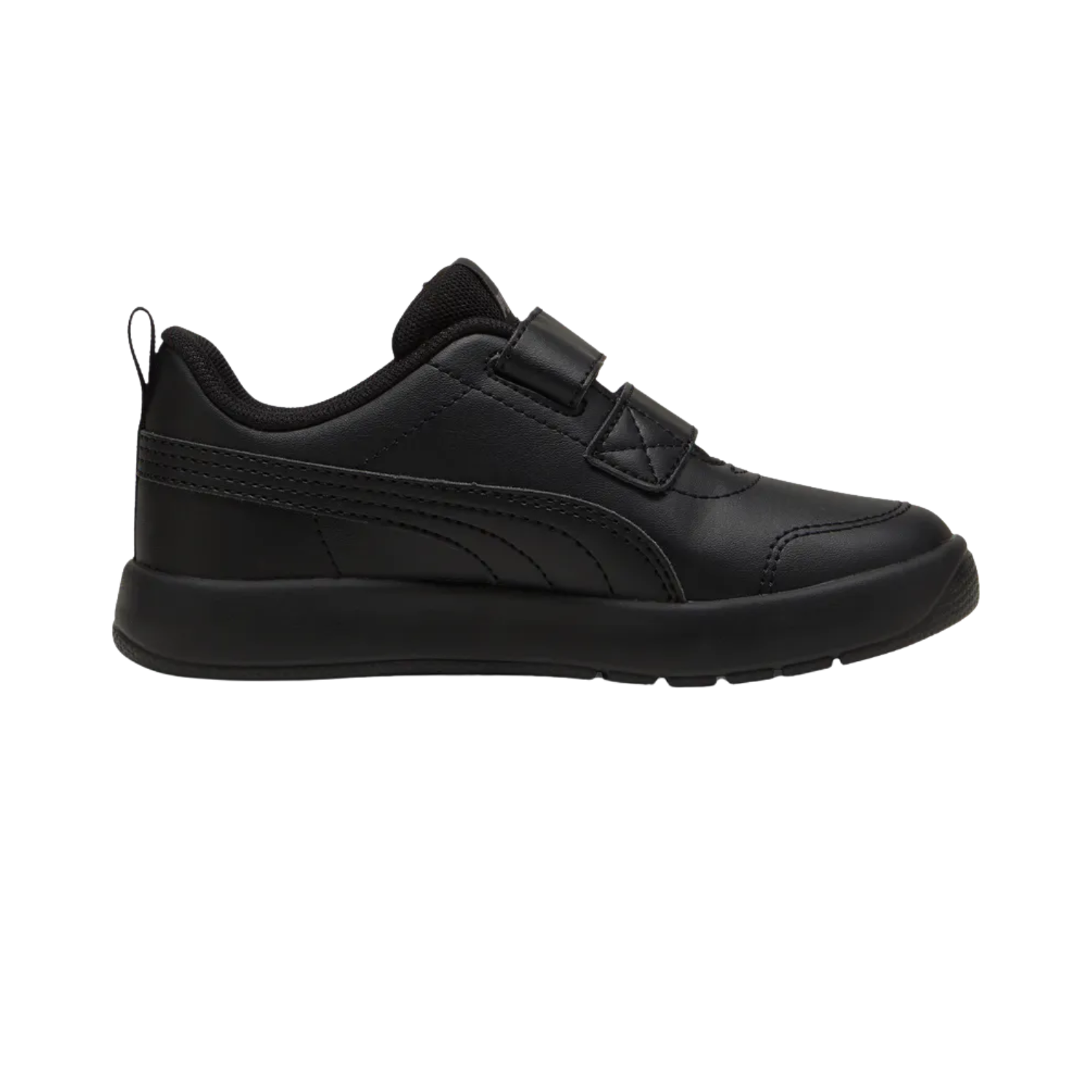 Puma Courtflex V3 Shoe Junior - Black/Cast Iron 39764201 shoes Puma