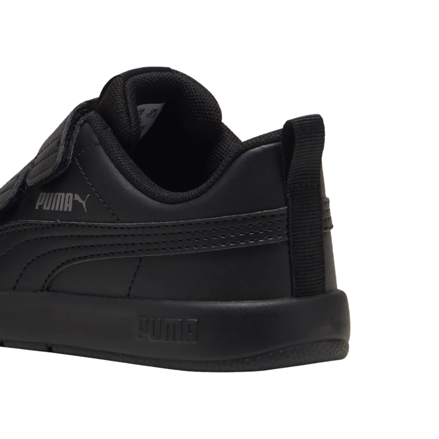Puma Courtflex V3 Shoe Junior - Black/Cast Iron 39764201 shoes Puma