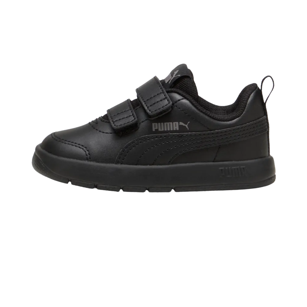Puma Courtflex V3 Shoe Kids - Black/Cast Iron 31025201 by Puma