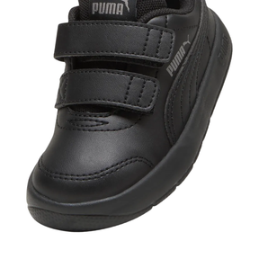 Puma Courtflex V3 Shoe Kids - Black/Cast Iron 31025201 by Puma