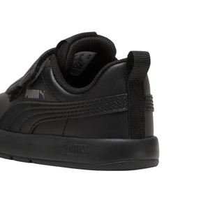 Puma Courtflex V3 Shoe Kids - Black/Cast Iron 31025201 by Puma