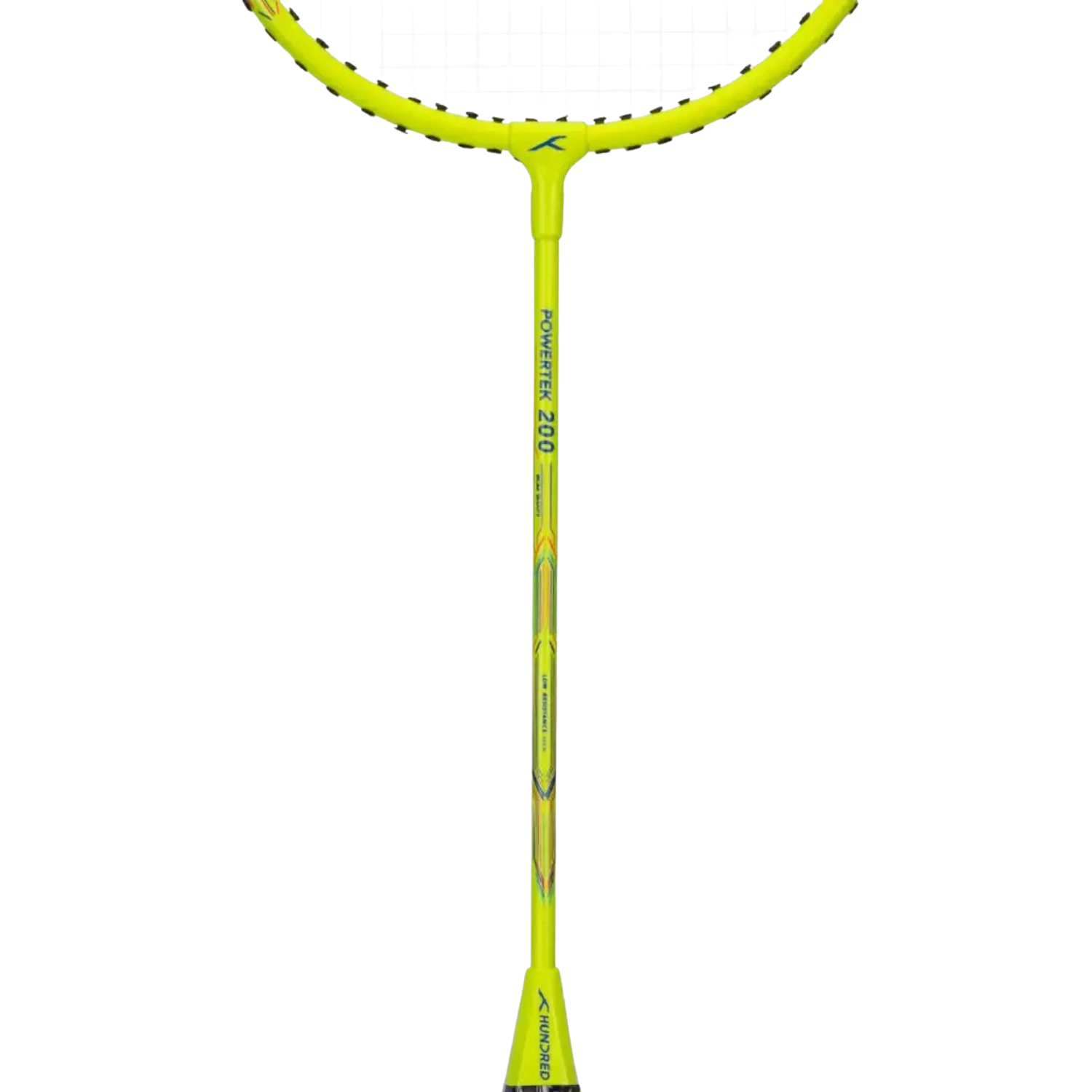 Hundred Powertek 200 2U Badminton Racket - Neon Green by Hundred