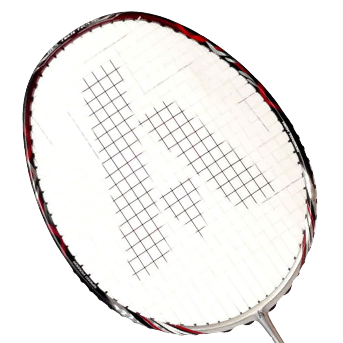 Ashaway Superlight 7 Hex Badminton Racket - Silver/Red by Ashaway