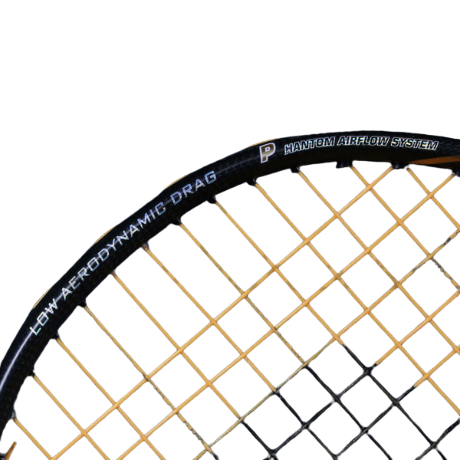 Ashaway Phantom Helix Badminton Racket - Black/Gold by Ashaway