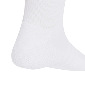 Adidas Cushioned Sportswear Crew 3 Pack Socks Unisex - White KQ6760 by Adidas