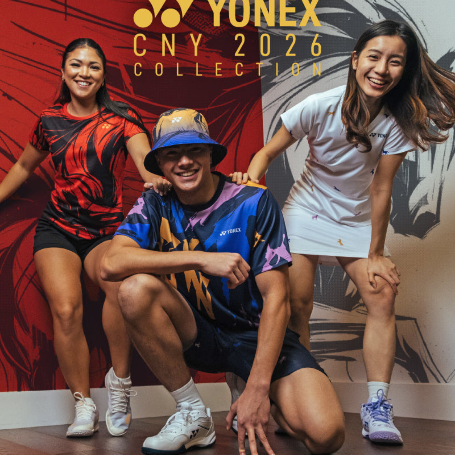 Yonex Galloping Elegance – Women’s Performance Skort (White) Yonex CNY2026 Game Skort A Women by Yonex