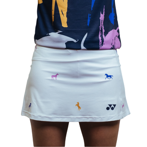 Yonex Galloping Elegance – Women’s Performance Skort (White) Yonex CNY2026 Game Skort A Women by Yonex