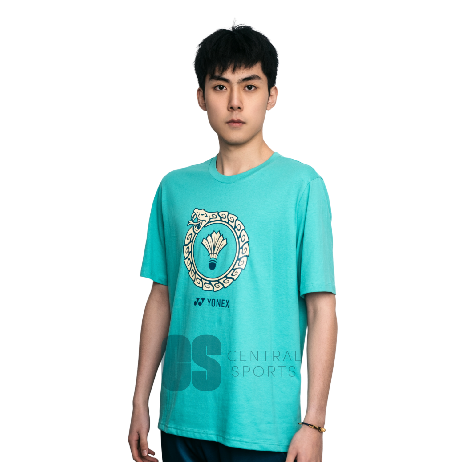 Yonex Snake Ring Mens Cotton T-Shirt Black by Yonex