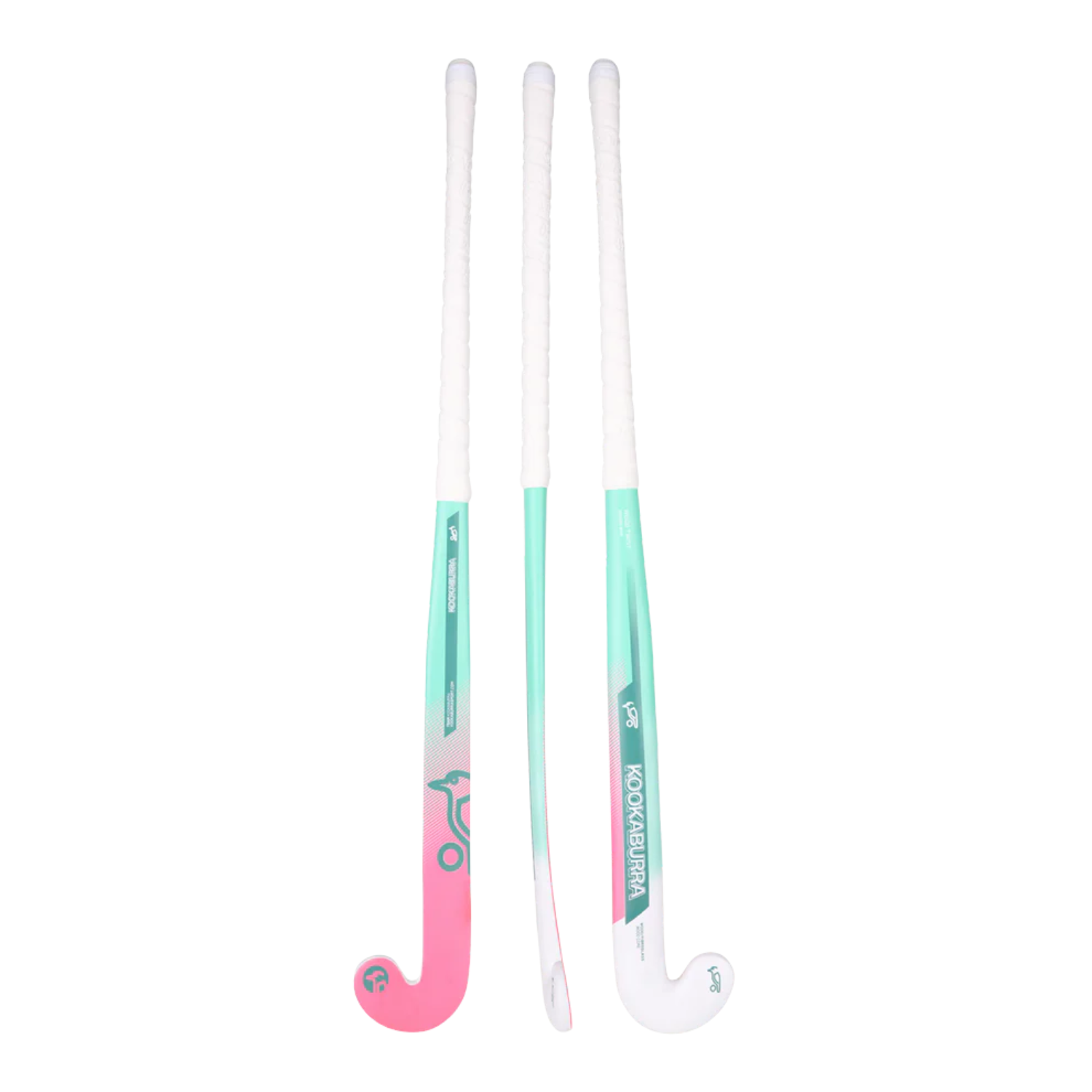 Kookaburra Twist Hockey Stick 6A2549 - Mint/Pink by Kookaburra