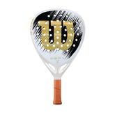 Wilson Defy LS V1 SE 2026 Padel Racket - White/Gold WR214611U by Wilson
