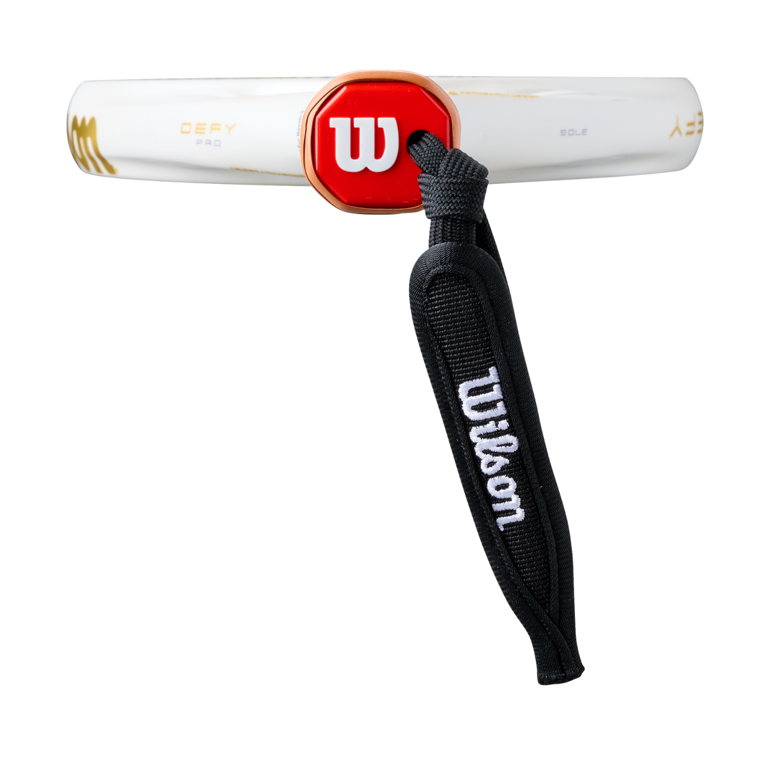 Wilson Defy Pro V1 SE 2026 Padel Racket - White/Gold WR213911U by Wilson