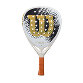 Wilson Defy Pro V1 SE 2026 Padel Racket - White/Gold WR213911U by Wilson