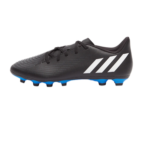 Adidas Predator Edge 4 FxG Football Boots Unisex - Core Black/White/Vivid Red GV9876 by Adidas