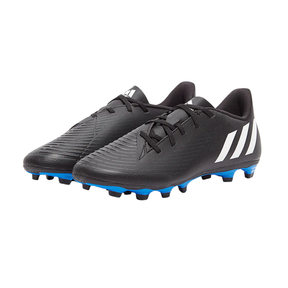 Adidas Predator Edge 4 FxG Football Boots Unisex - Core Black/White/Vivid Red GV9876 by Adidas