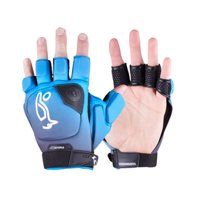 Kookaburra Hydra Left Hand Guards - Black/Blue by Kookaburra