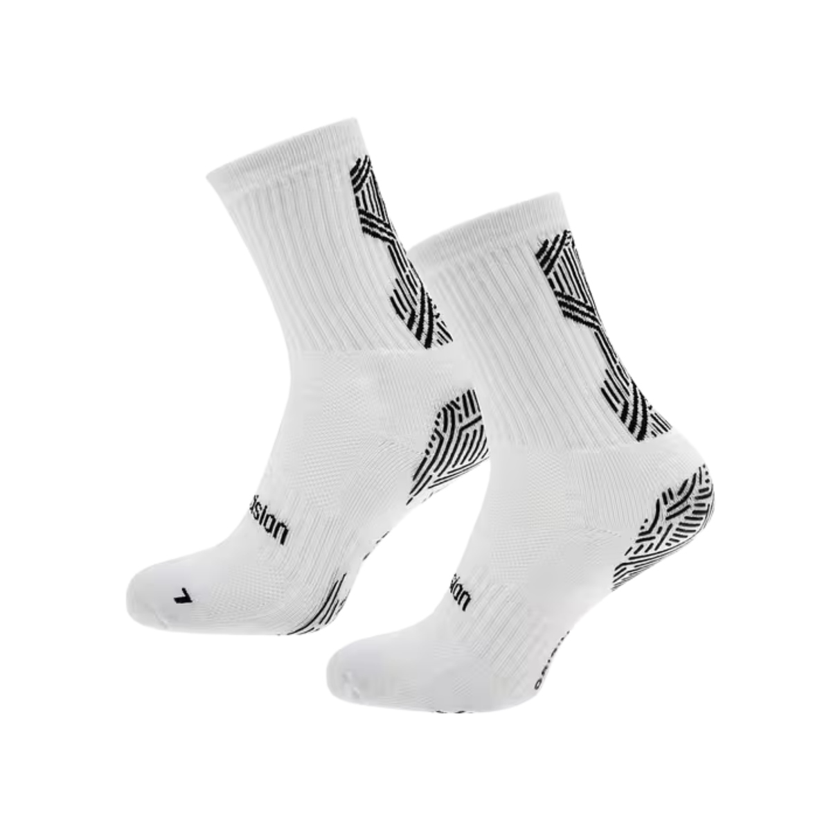 Precision Grip Socks Origin.0 Adult - White/Black White Black 9-11 Socks Precision