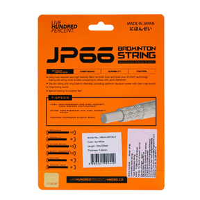 Hundred JP66 Badminton String Set - Sorbet Lime by Hundred