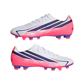 Adidas F50 Hyperfast Club FG/MG Football Boots Unisex - White/Purple/Pink Football Boots Adidas