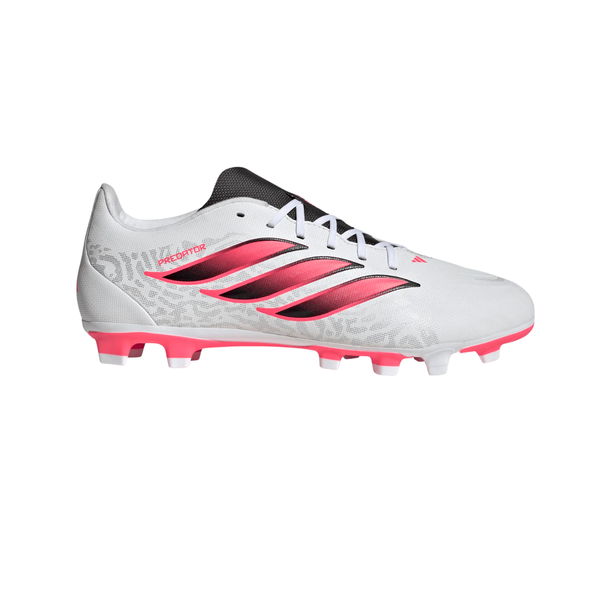 Adidas Predator Club FG/MG Football Boots Unisex - White/Red/Black Football Boots Adidas