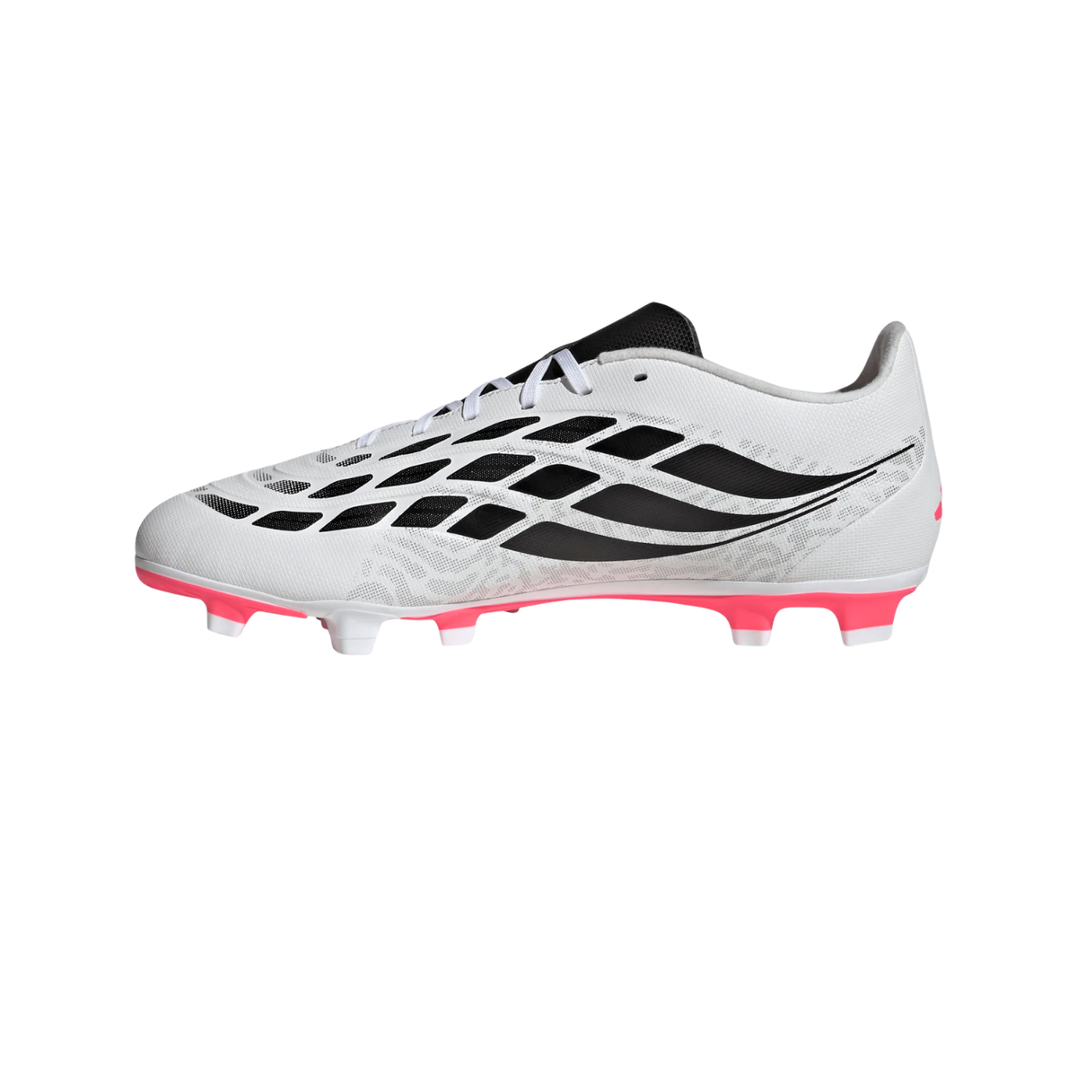 Adidas Predator Club FG/MG Football Boots Unisex - White/Red/Black White Red Black Football Boots Adidas