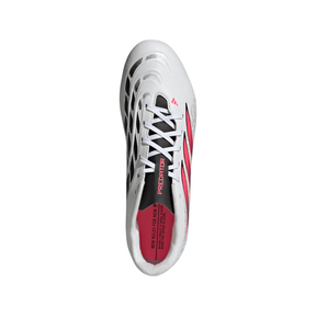 Adidas Predator Club FG/MG Football Boots Unisex - White/Red/Black Football Boots Adidas