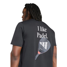 Adidas Padel Category Graphic Tee Men - Black Clothing Adidas