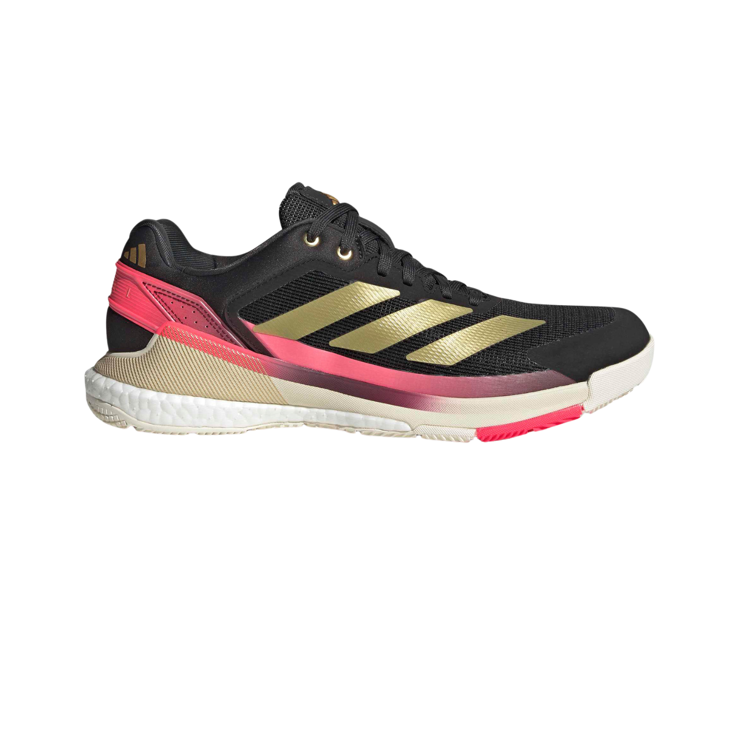 Adidas Crazyquick Boost Padel Shoe Men - Black/Gold/Pink Padel Shoes Adidas