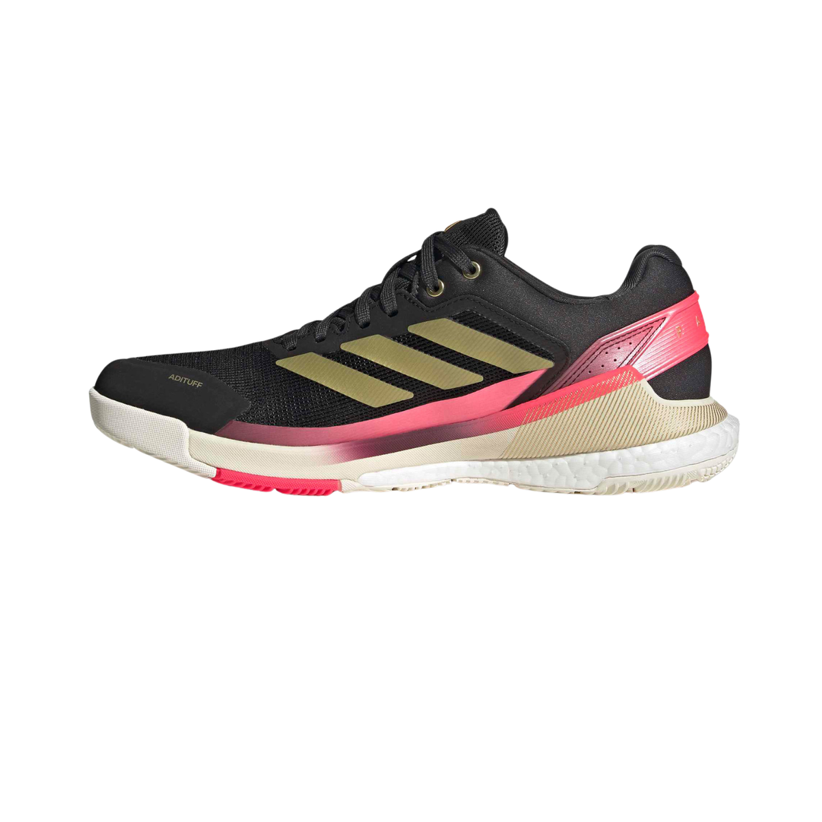 Adidas Crazyquick Boost Padel Shoe Men - Black/Gold/Pink Black Gold Pink Padel Shoes Adidas