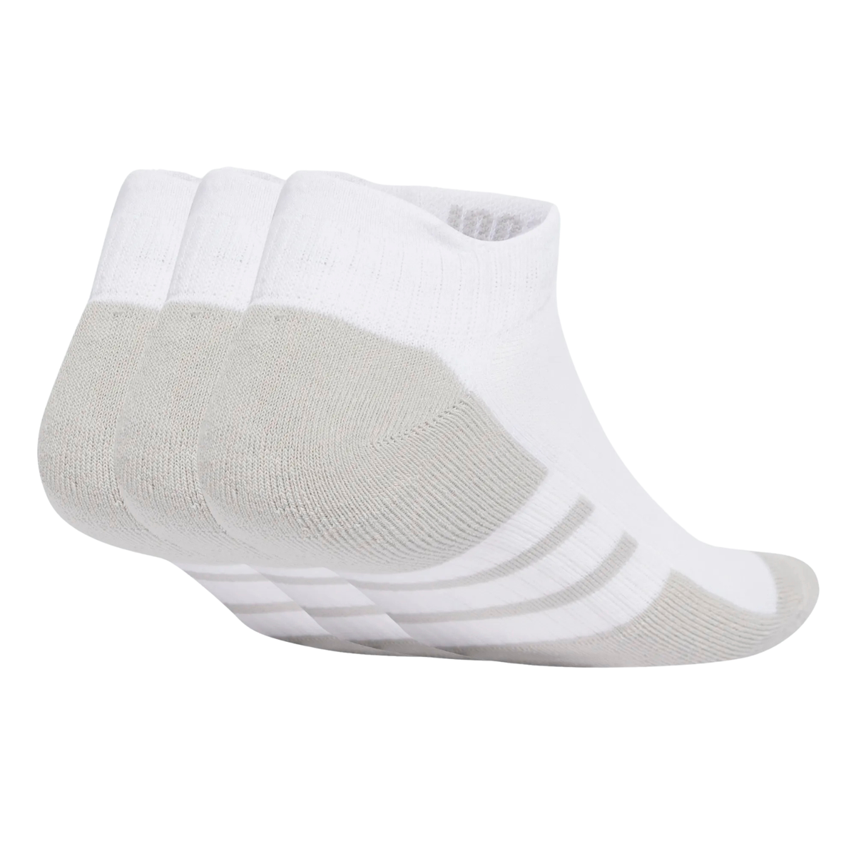 Adidas Essential CC Low Socks 3 Pack Unisex - White/Grey Socks Adidas