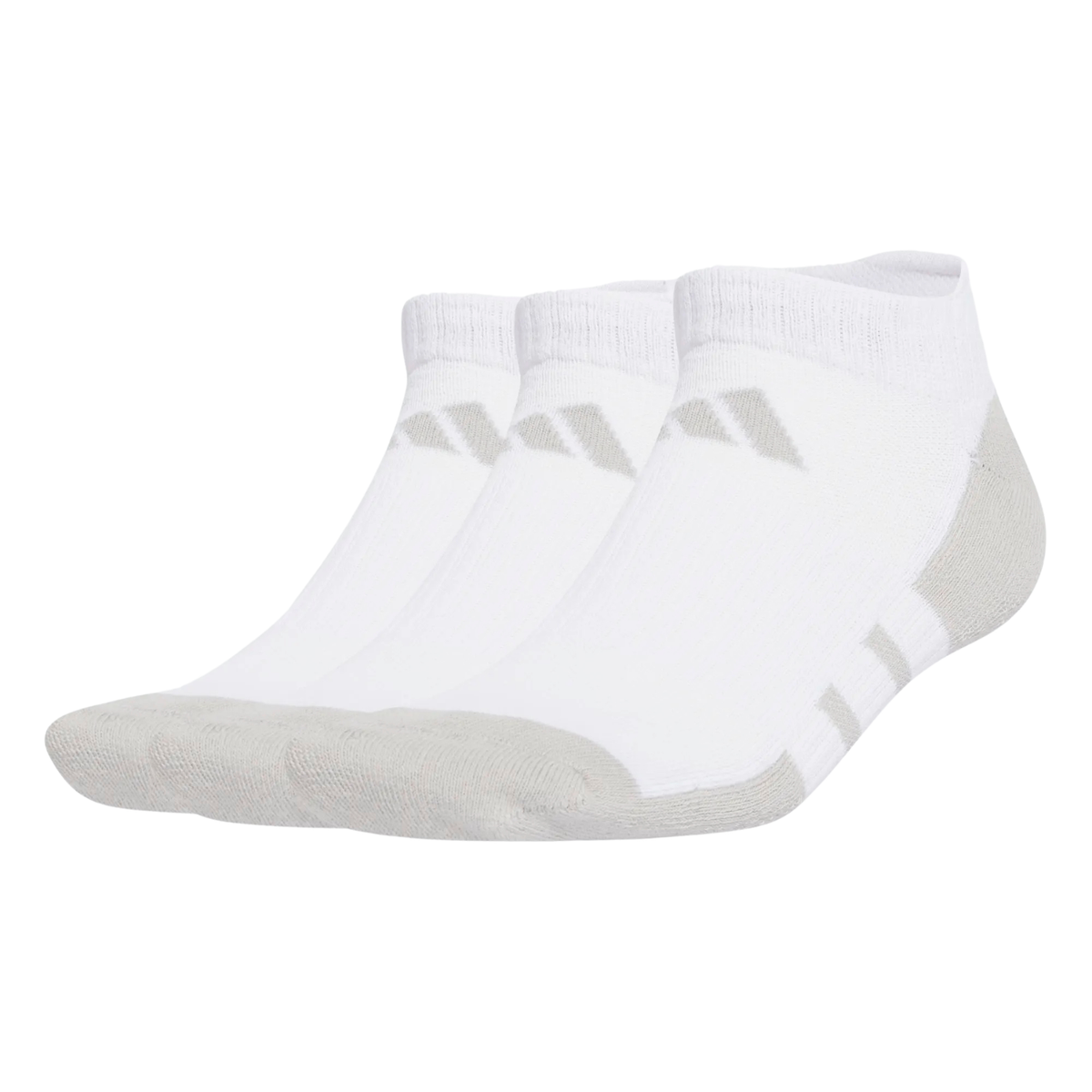 Adidas Essential CC Low Socks 3 Pack Unisex - White/Grey White Grey Socks Adidas