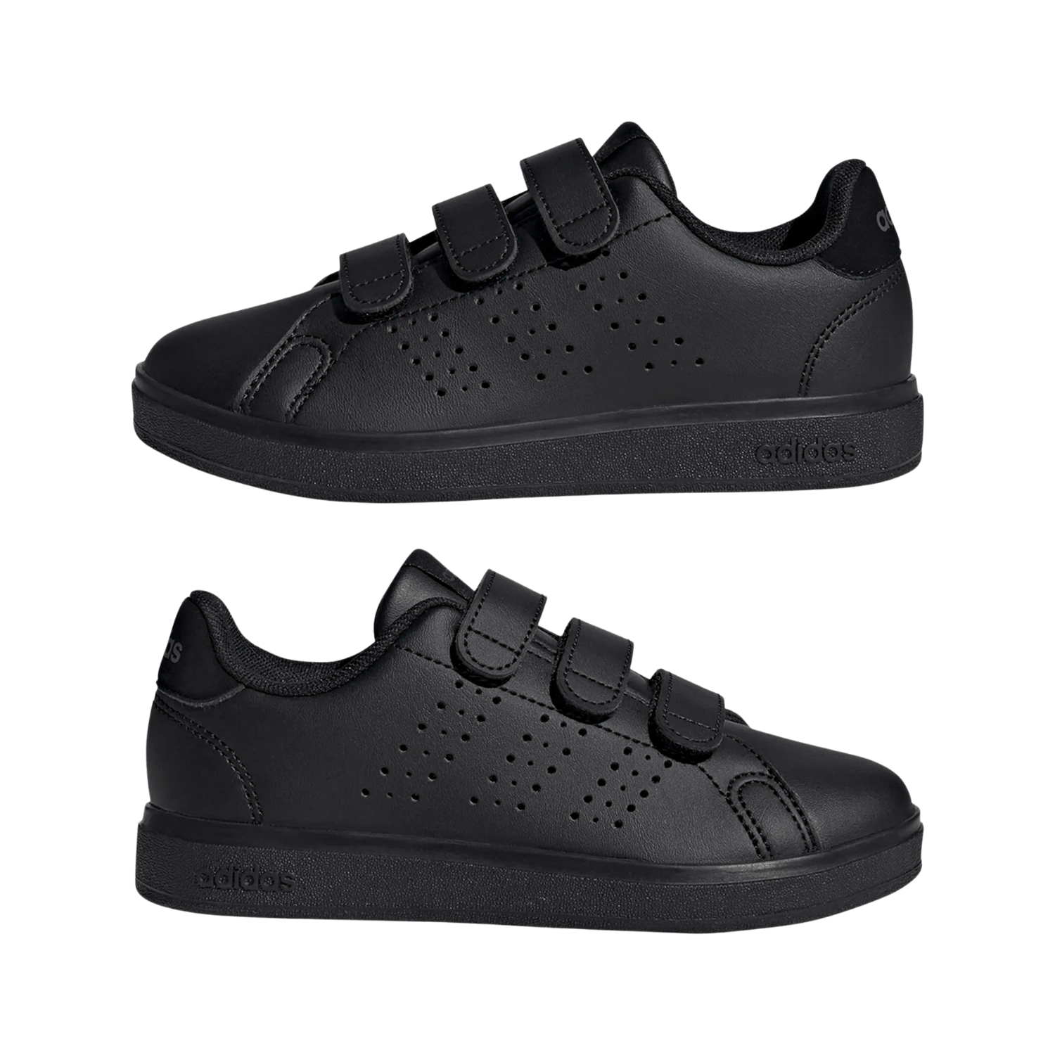 Adidas Advantage Base 2.0 Kids' Trainers - Core Black Trainers Adidas
