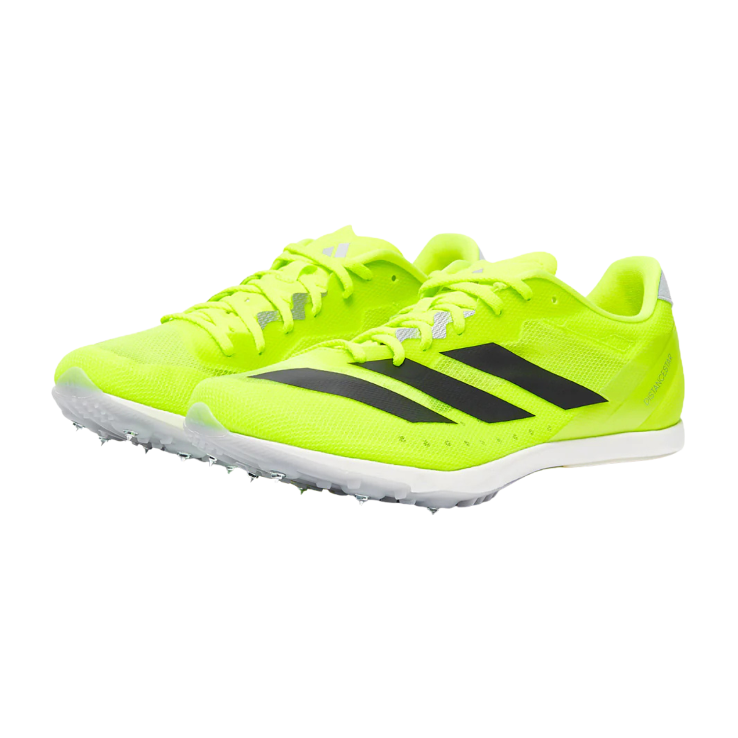 Adidas Adizero Distancestar Unisex - Lucid Lemon/Core Black/Halo Silver Running Shoes Adidas