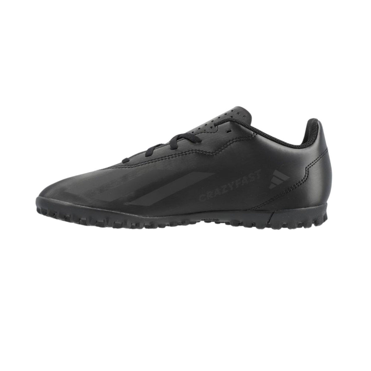 Adidas X Crazyfast .4 TF Football Shoe Junior - Black Black Football Boots Adidas