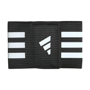 Adidas Tiro League captain's armband, Black/White, front view