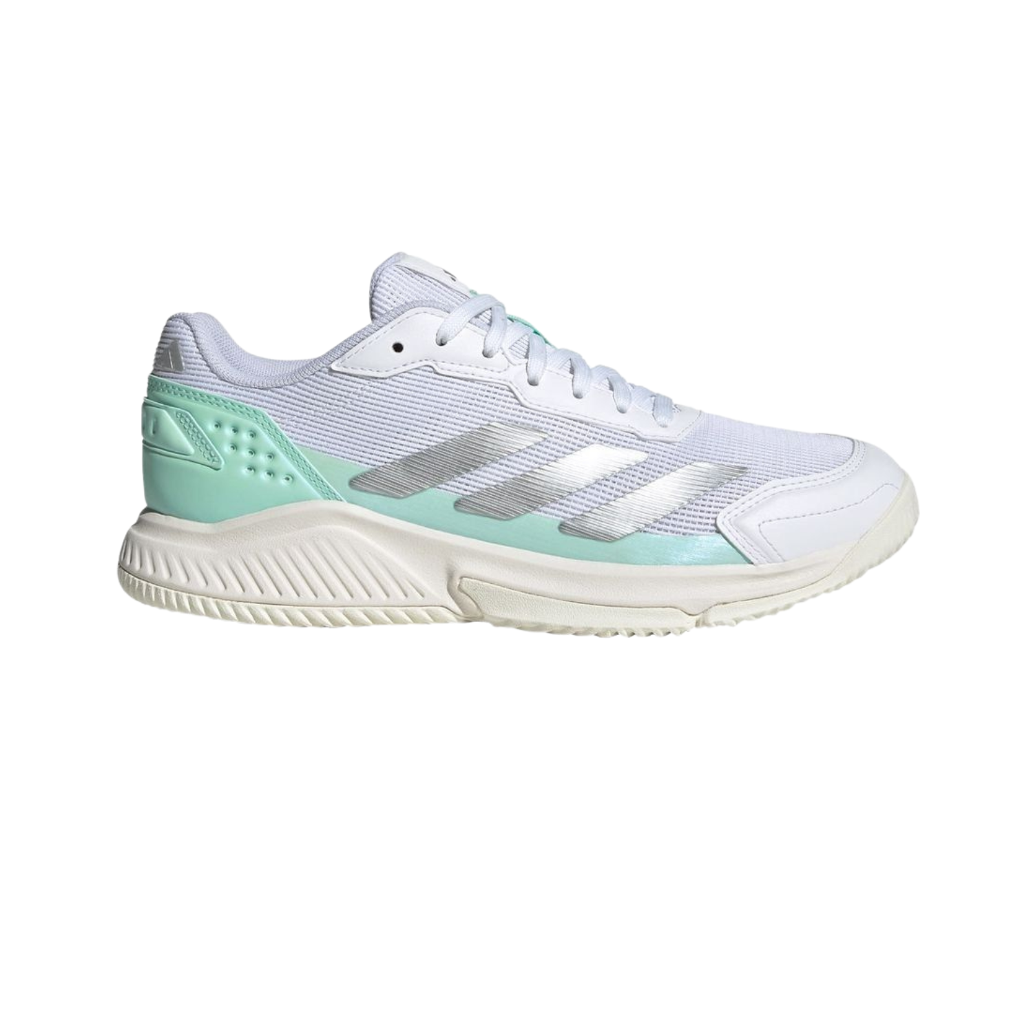 Adidas Courtquick Padel Shoe Women - White/Silver/Mint Padel Shoes Adidas