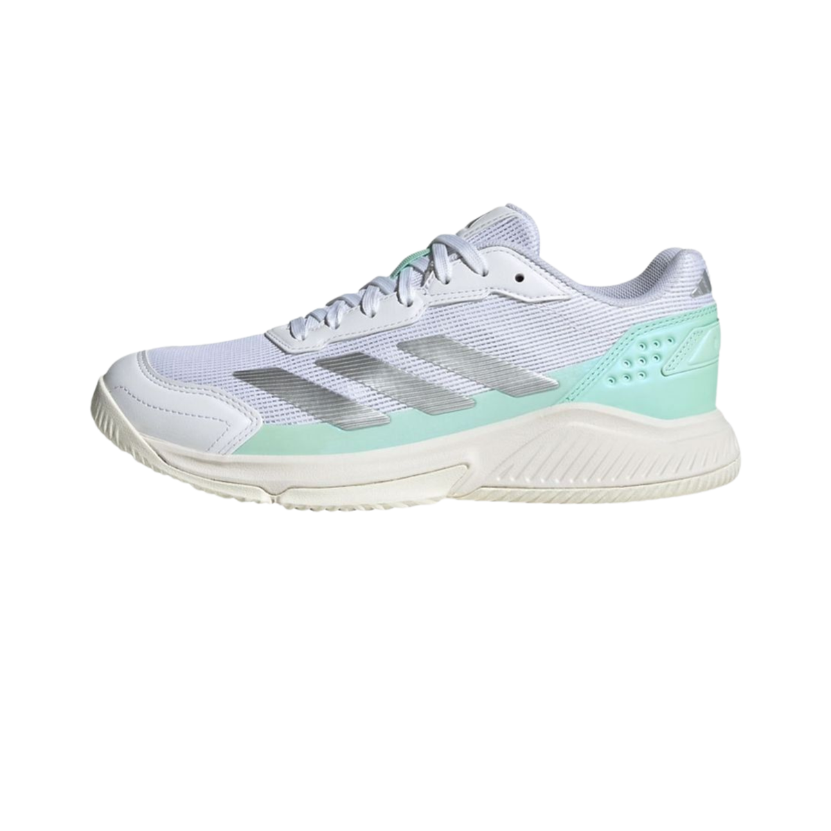 Adidas Courtquick Padel Shoe Women - White/Silver/Mint White Silver Mint Padel Shoes Adidas