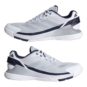 Adidas Crazyquick Lightstrike Padel Shoes Men - White/Silver/Dark Blue Padel Shoes Adidas