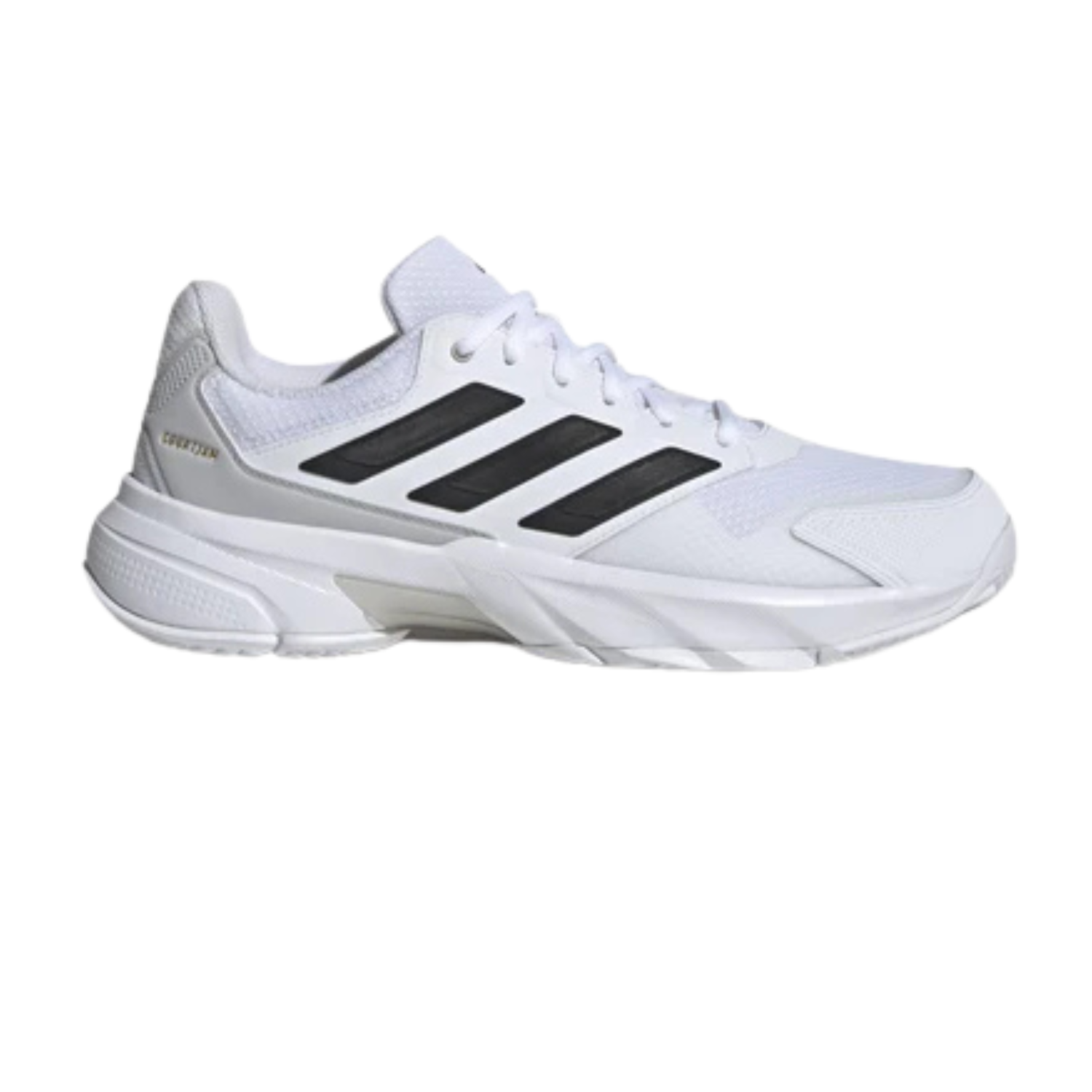 Adidas CourtJam Control 3 Tennis Shoes Men - White/Black/Grey Tennis Shoes Adidas