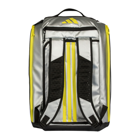 Adidas Tour Silver 2026 Racket Bag - Silver/Lime (AB2PA4U34) Racket Bag Adidas