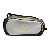 Adidas Tour Silver 2026 Racket Bag - Silver/Lime (AB2PA4U34) Racket Bag Adidas