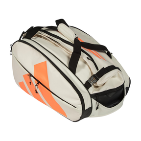 Adidas Multigame 2026 Padel Racket Bag - Off White/Orange (AB1PA9U89) Racket Bag Adidas