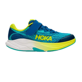 Hoka Rincon 4 Running Shoe Kids - Electric Aqua/Neon Citrus Electric Aqua Neon Hoka Citrus Running Shoes Hoka