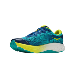 Hoka Rincon 4 Running Shoe Junior - Electric Aqua/Neon Citrus Running Shoes Hoka