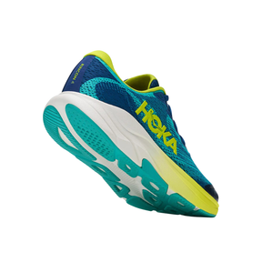 Hoka Rincon 4 Running Shoe Junior - Electric Aqua/Neon Citrus Running Shoes Hoka